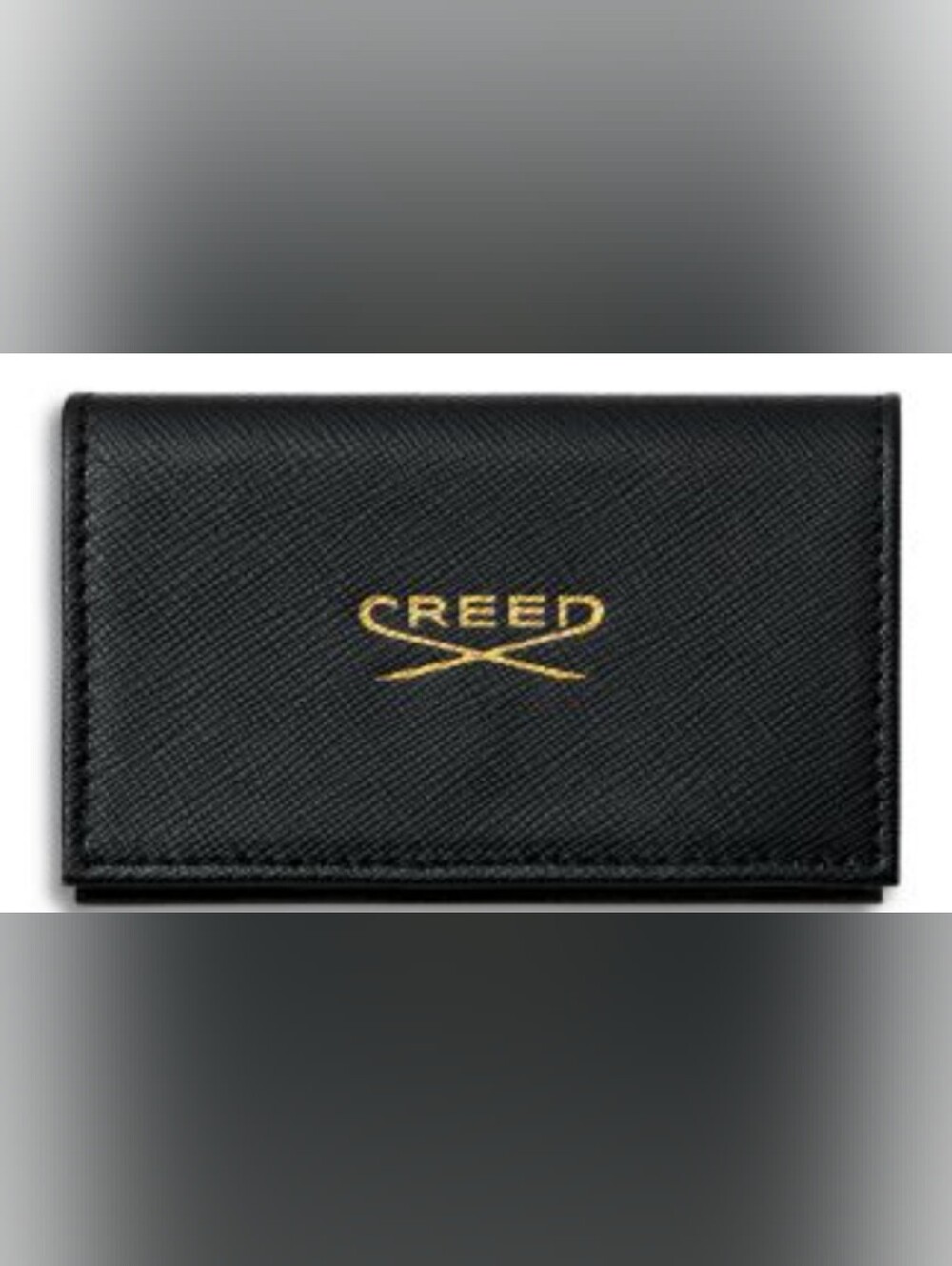 CREED Black Saffiano Leather Wallet NWOT